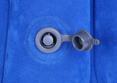 Auto nero/blu di esplosione del cuscino impermeabile di viaggio, che gonfia il cuscino di viaggio fornitore