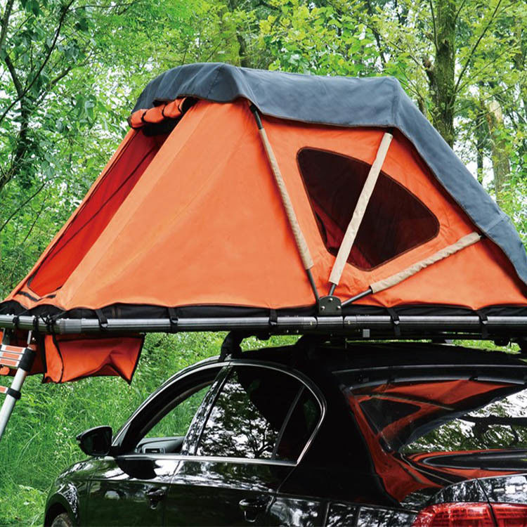 4 persone con tessuto impermeabile molle di Shell della tenda del tetto dell'automobile di 2 scale l'alto fornitore
