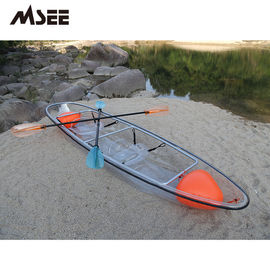 Corsa trasparente superiore dell'azionamento del pedale di pesca del kajak della canoa del motore a propulsione della donna fornitore